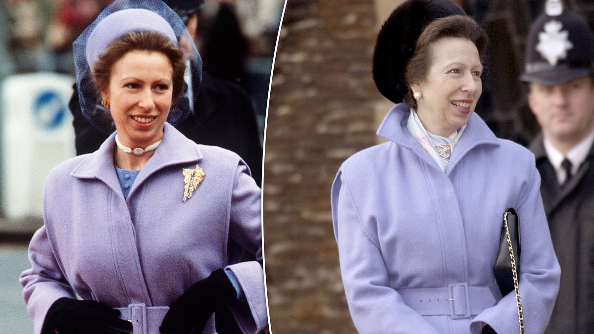 alert-–-green-queen!-how-princess-anne-has-been-recycling-coats,-dresses-and-handbags-from-her-wardrobe-for-decades-–-and-still-wears-pieces-dating-back-to-the-mid-70s