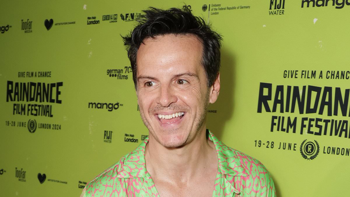 alert-–-andrew-scott-bares-his-chest-in-a-vibrant-pink-and-green-cuban-shirt-as-he-attends-the-premiere-of-kathleen-is-here-at raindance-film-festival