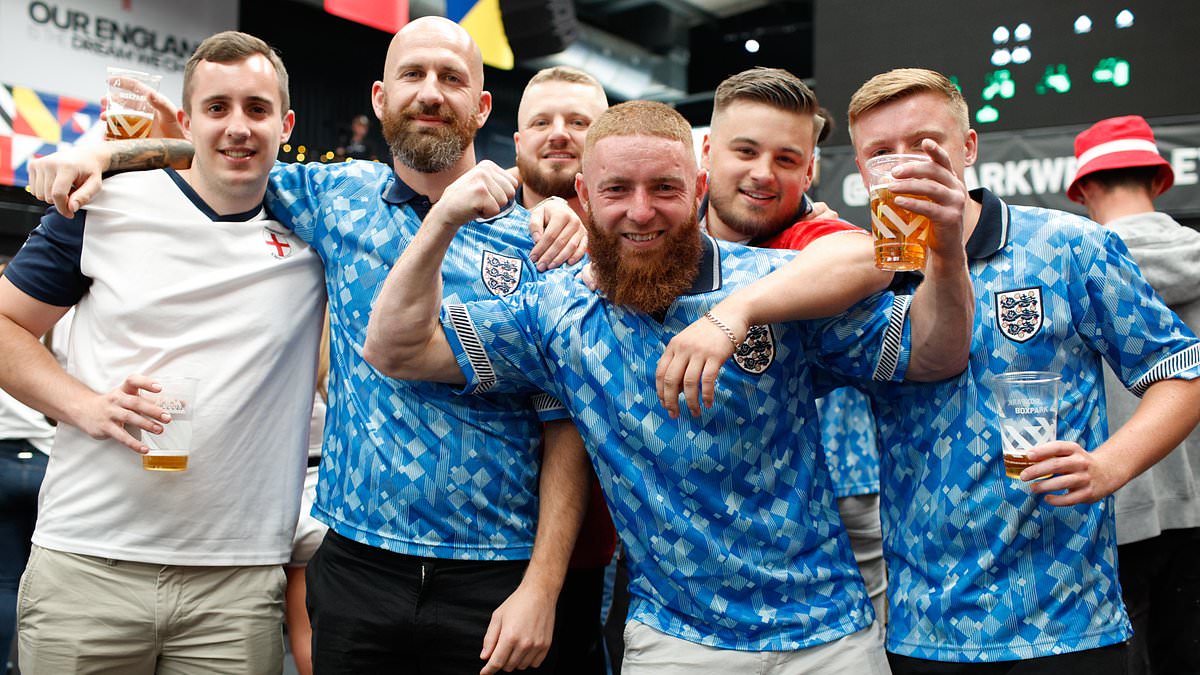 alert-–-they-also-serve!-england-fans-back-in-london,-manchester-and-even-magaluf-get-into-the-euros-spirit-to-cheer-on-harry-kane-and-his-men-taking-on-slovakia-in-germany