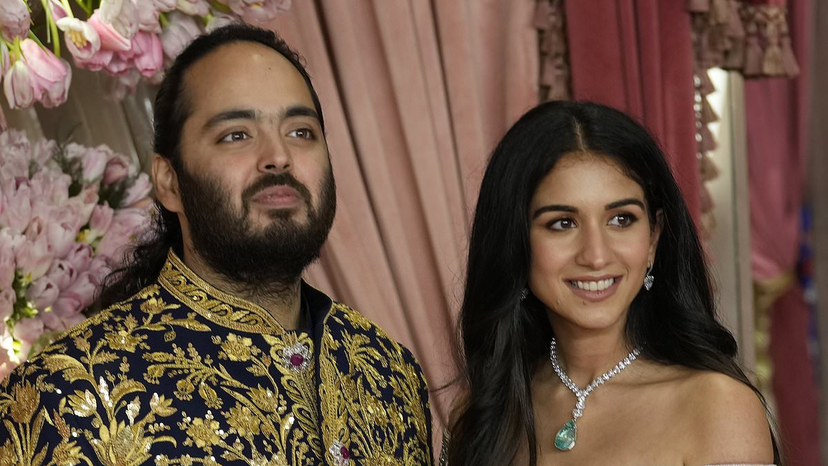 alert-–-billionaire-heir-anant-ambani-and-fiancee-radhika-merchant-flaunt-their-wealth-in-gold-outfits-at-lavish-pre-wedding-ceremony-in-mumbai