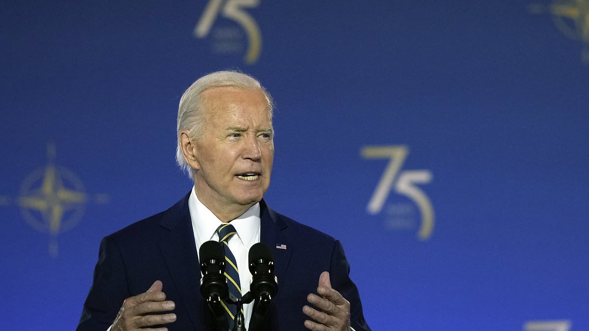 alert-–-biden,-81,-glares-into-the-teleprompter-and-almost-makes-disastrous-slip-up-during-nato-speech-to-world-leaders-trying-to-prove-he-is-fit-to-serve