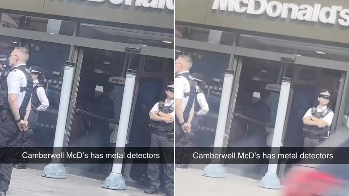 alert-–-mcdonald’s-restaurant-in-south-london-installs-metal-detectors-at-the-entrance-amid-growing-fears-over-knife-crime-in-the-capital