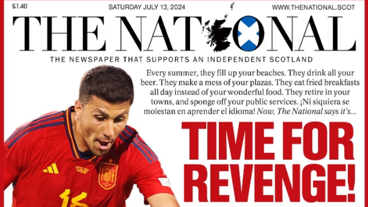 alert-–-pro-independence-scottish-newspaper-apologises-for-‘leaning-into-lazy-stereotypes’-after-its-front-page-called-for-spain-to-get-‘revenge’-on-england-in-euros-final-for-‘eating-fried-breakfasts’-and-‘sponging-off-your-public-services’