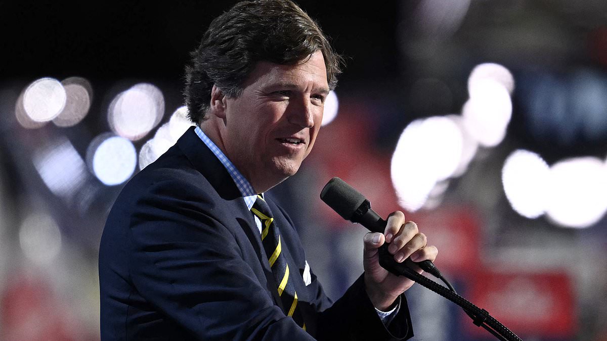 alert-–-tucker-carlson-says-trump-became-the-‘leader-of-a-nation’-after-he-was-shot-and-compares-biden-to-a-‘mannequin’-and-‘dead-person’-in-speech-to-republican-convention