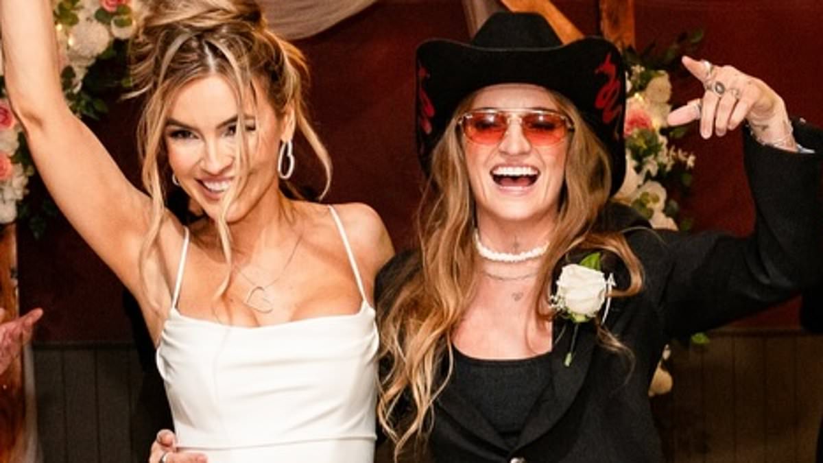 alert-–-inside-g-flip-and-chrishell-stause’s-wild-western-nuptials:-stars-open-up-their-wedding-album-after-they-tie-the-knot-for-a-second-time-–-as-selling-sunset-star-rides-a-mechanical-bull