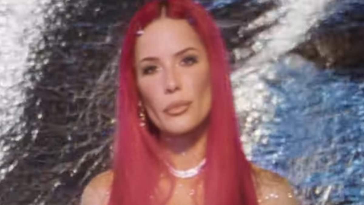 alert-–-halsey-is-nearly-nude-in-her-lucky-video-which-is-inspired-by-britney-spears’-2000-tune,-directed-by-gia-coppola-and-costars-simon-rex