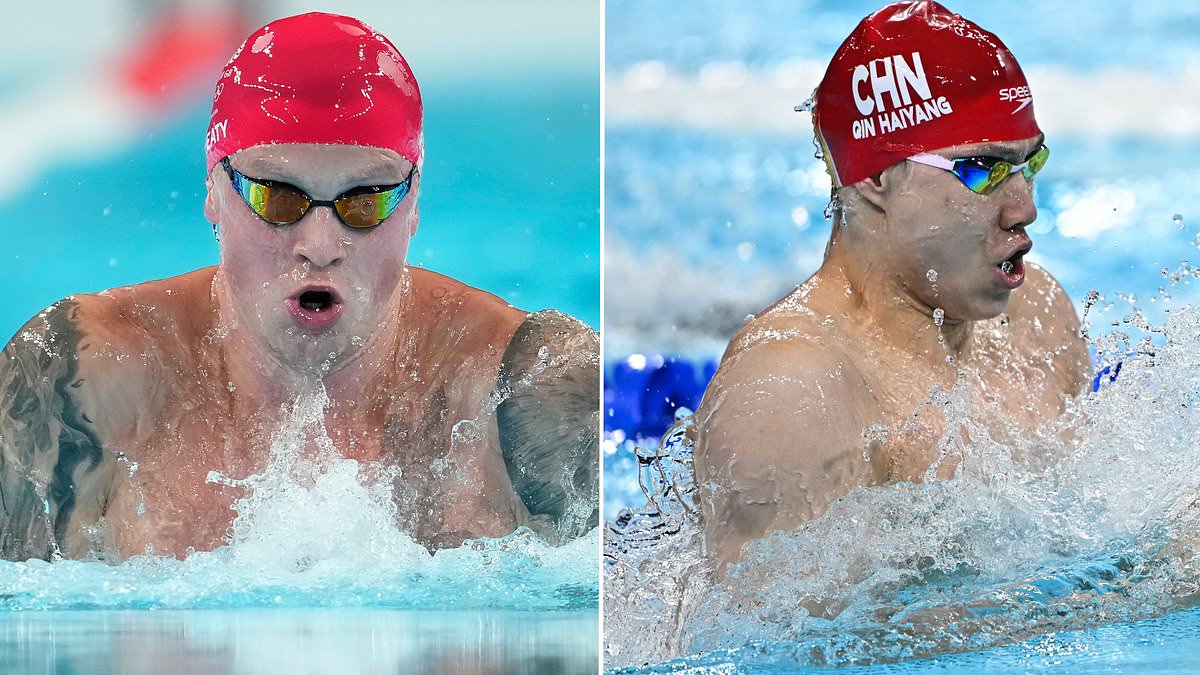 alert-–-adam-peaty-flexes-his-muscles-to-set-up-olympic-100m-breaststroke-final-showdown-with-china’s-qin-haiyang,-one-of-the-23-chinese-athletes-to-have-failed-drugs-tests-before-tokyo-2020