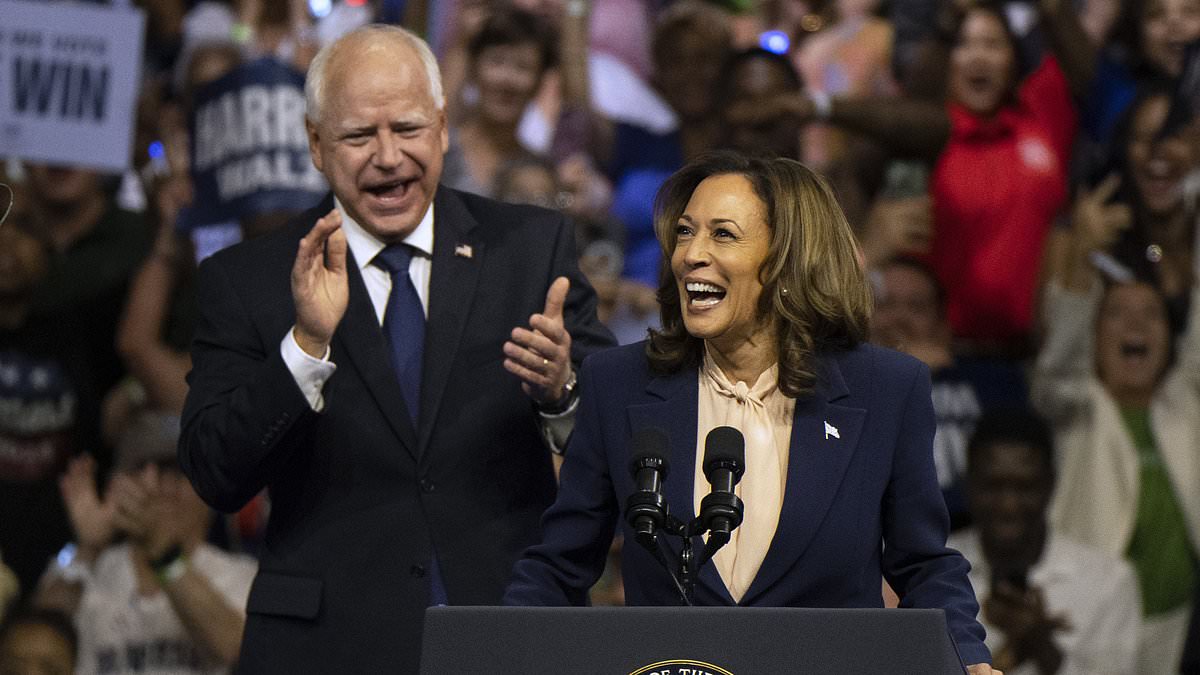 alert-–-tim-walz-jokes-about-jd.-vance-and-his-‘couch’-in-his-debut-as-kamala-harris’-vp-pick:-running-mate-calls-republicans-‘weird’-as-crowd-chants-‘lock-him-up’-for-trump