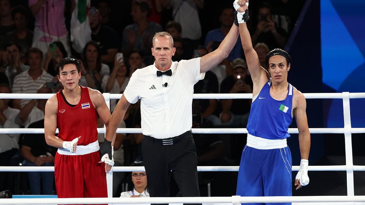 alert-–-she-will-go-for-gold!-controversial-algerian-gender-row-boxer-imane-khelif-storms-into-olympic-boxing-final-after-dismantling-her-thai-opponent-in-front-of-deafening-crowd