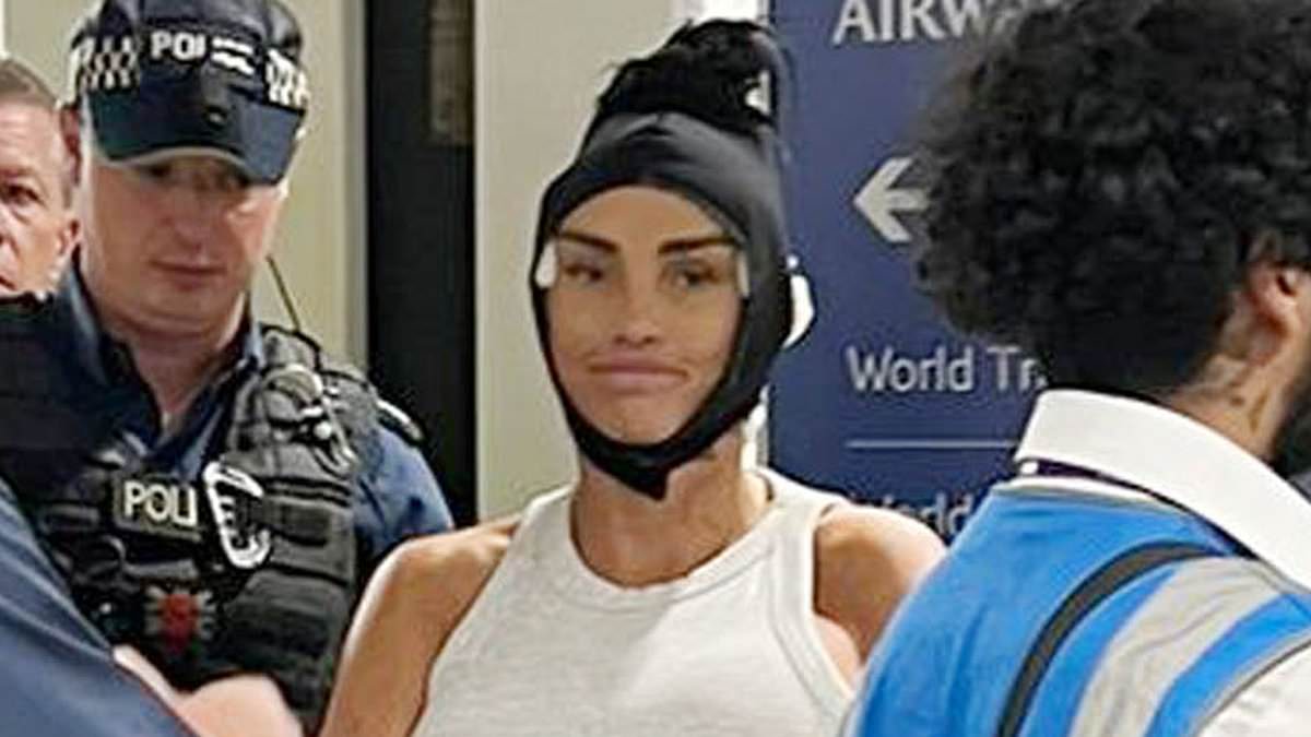 alert-–-moment-katie-price-is-met-by-police-at-heathrow-and-arrested-with-son-harvey-looking-on-and-her-head-in-a-bandage-after-10,000-facelift-–-as-she-faces-court-today