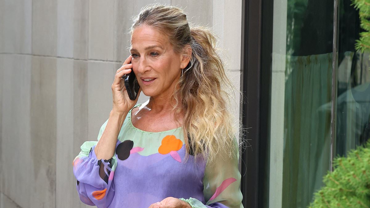 alert-–-sarah-jessica-parker-stuns-in-purple-skirt-and-colorful-chanel-top-while-filming-and-just-like-that…-in-nyc