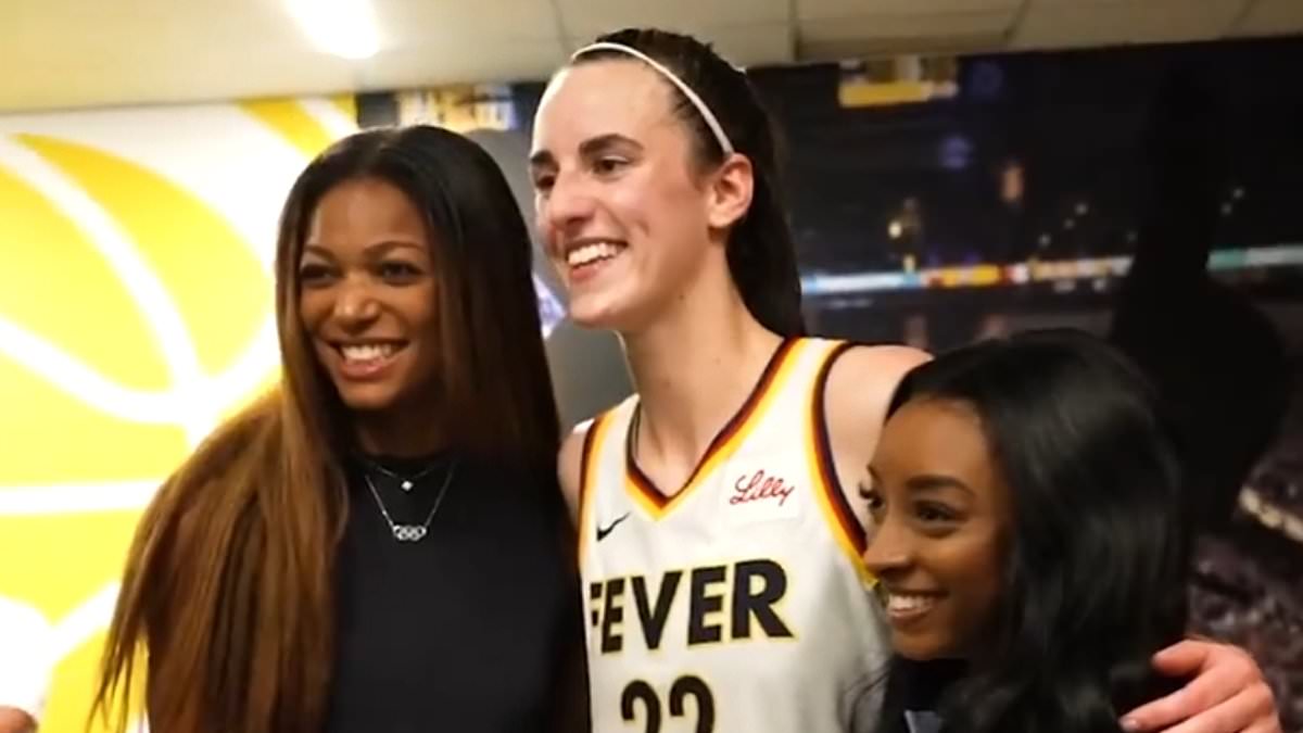 alert-–-simone-biles-and-gabby-thomas-pose-for-photos-with-caitlin-clark-as-sports’-best-combine-at-wnba-game