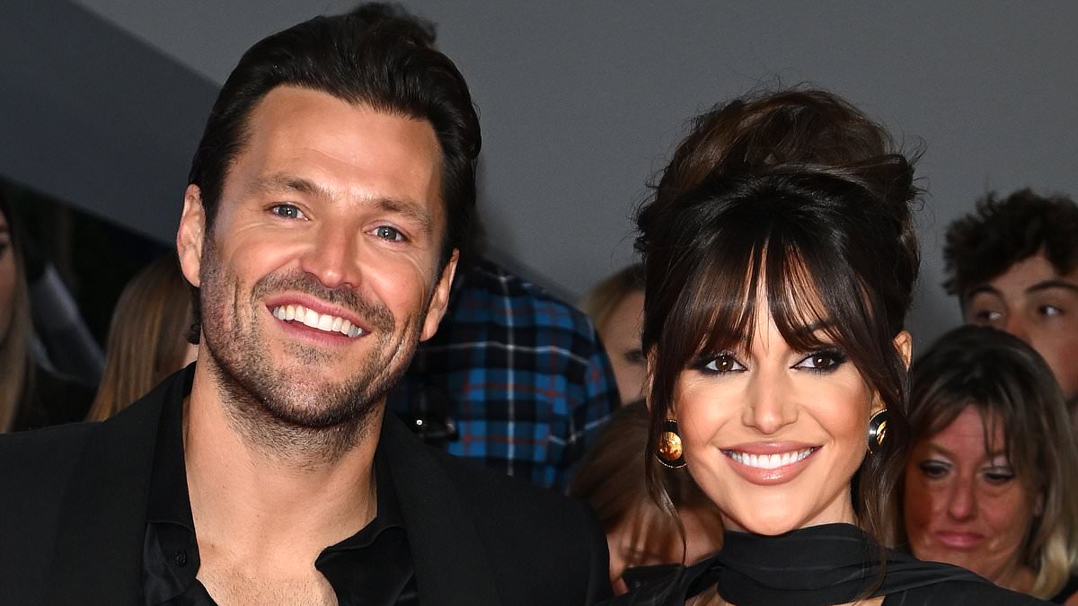 alert-–-ntas-2024:-michelle-keegan-puts-on-a-leggy-display-in-a-black-pinstriped-mini-dress-as-she-joins-husband-mark-wright-on-the-red-carpet-ahead-of-drama-performance-nod