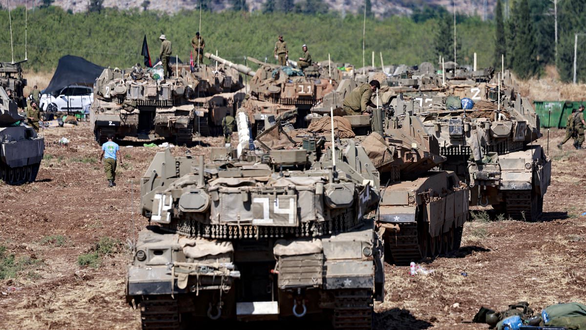 alert-–-middle-east-on-the-brink:-israeli-tanks-mass-at-the-border-with-lebanon-amid-fears-of-imminent-ground-invasion-–-as-west-scrambles-to-prevent-‘all-out-war’-following-idf-airstrikes-in-yemen