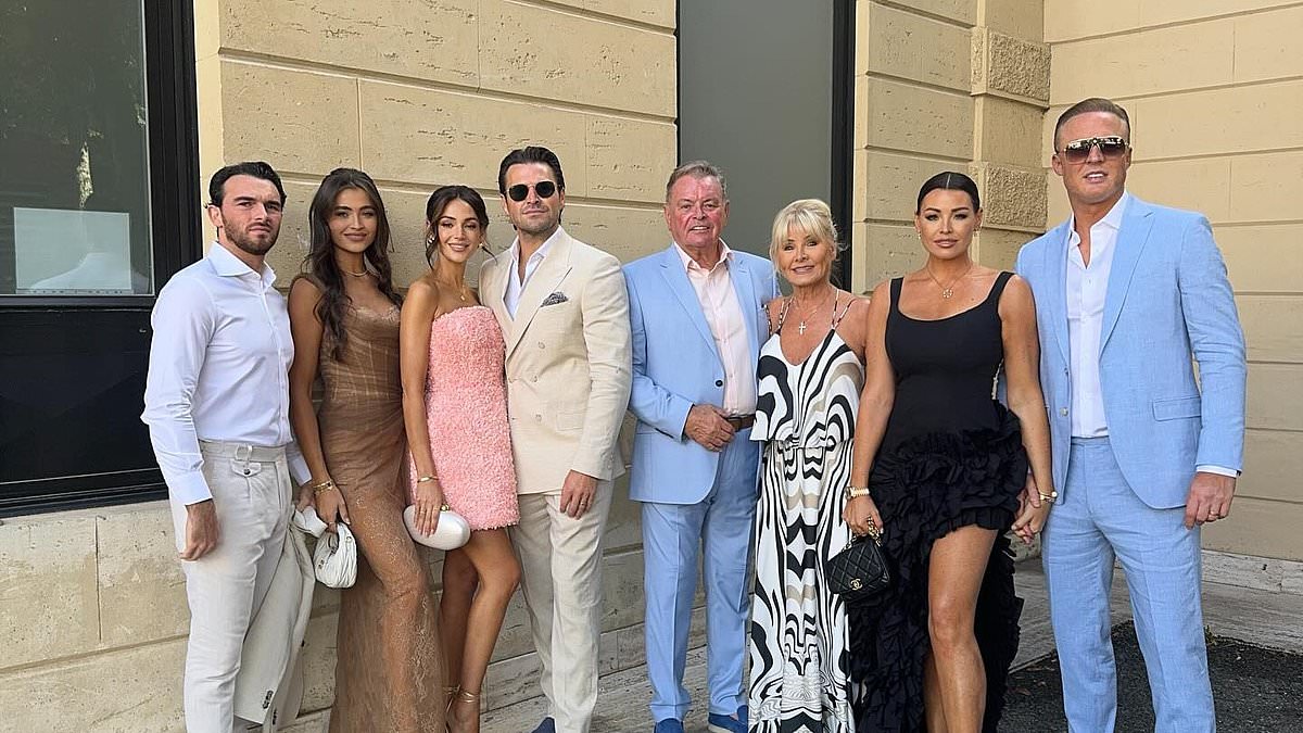 alert-–-michelle-keegan-stuns-in-a-textured-mini-dress-as-she-joins-husband-mark-wright-and-his-glamorous-sister-jess-at millie-bobby-brown-and-jake-bongiovi’s-wedding