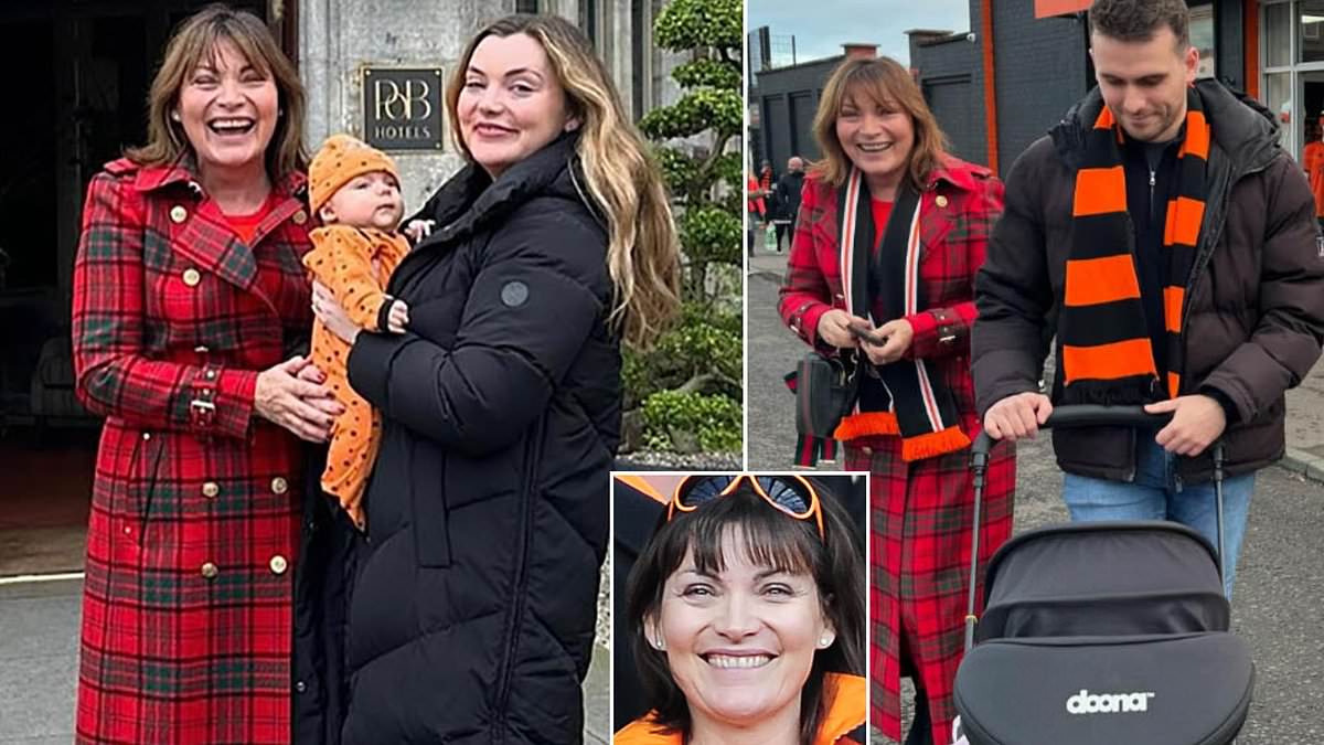 alert-–-the-future’s-orange!-lorraine-kelly-takes-her-adorable-granddaughter-to-her-first-dundee-united-game