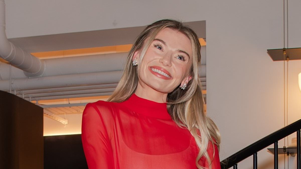 alert-–-newly-engaged-georgia-toffolo-stuns-in-a-2,000-sheer-feathered-gown-as-she-celebrates-30th-birthday-and-proposal-from-brewdog-millionaire-james-watt-with-personalised-beer