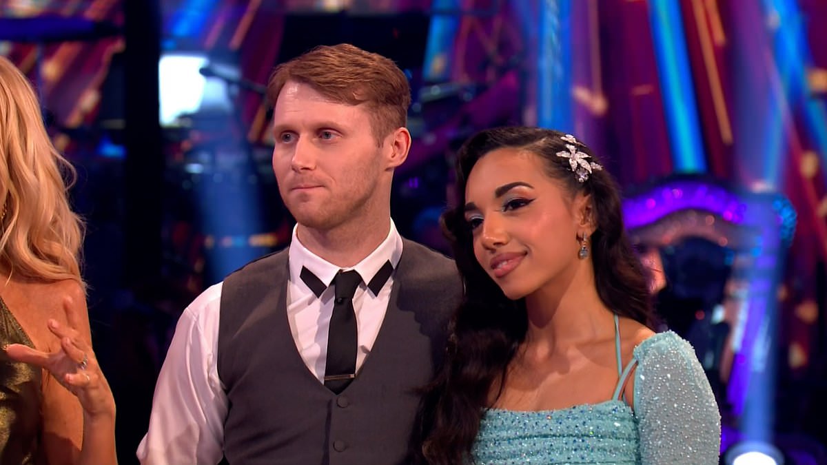 alert-–-strictly-come-dancing:-jamie-borthwick-and-michelle-tsiakkas-are-eliminated-after-losing-the-dance-off-to-montell-douglas