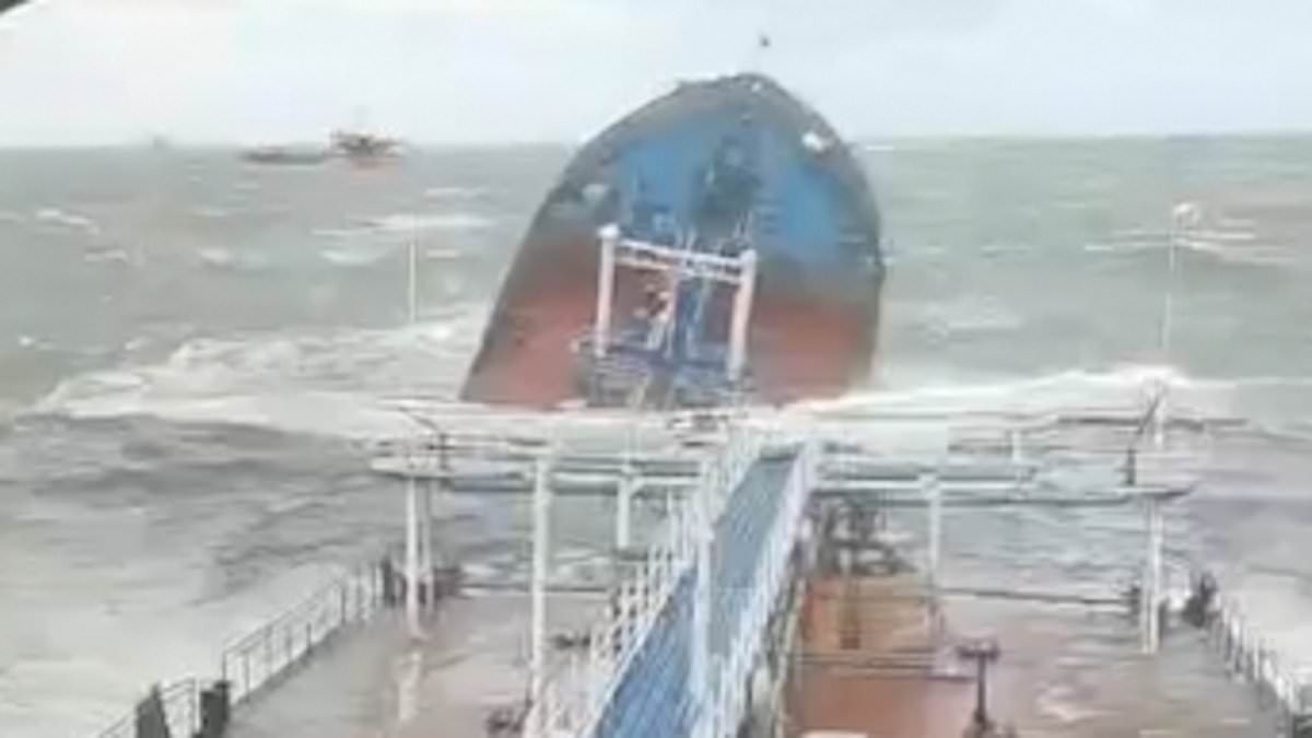 alert-–-oil-tanker-‘splits-in-half’-after-ship-runs-aground-in-stormy-weather-as-desperate-rescue-mission-launched-to-save-crew-and-separate-vessel-also-sends-out-distress-call