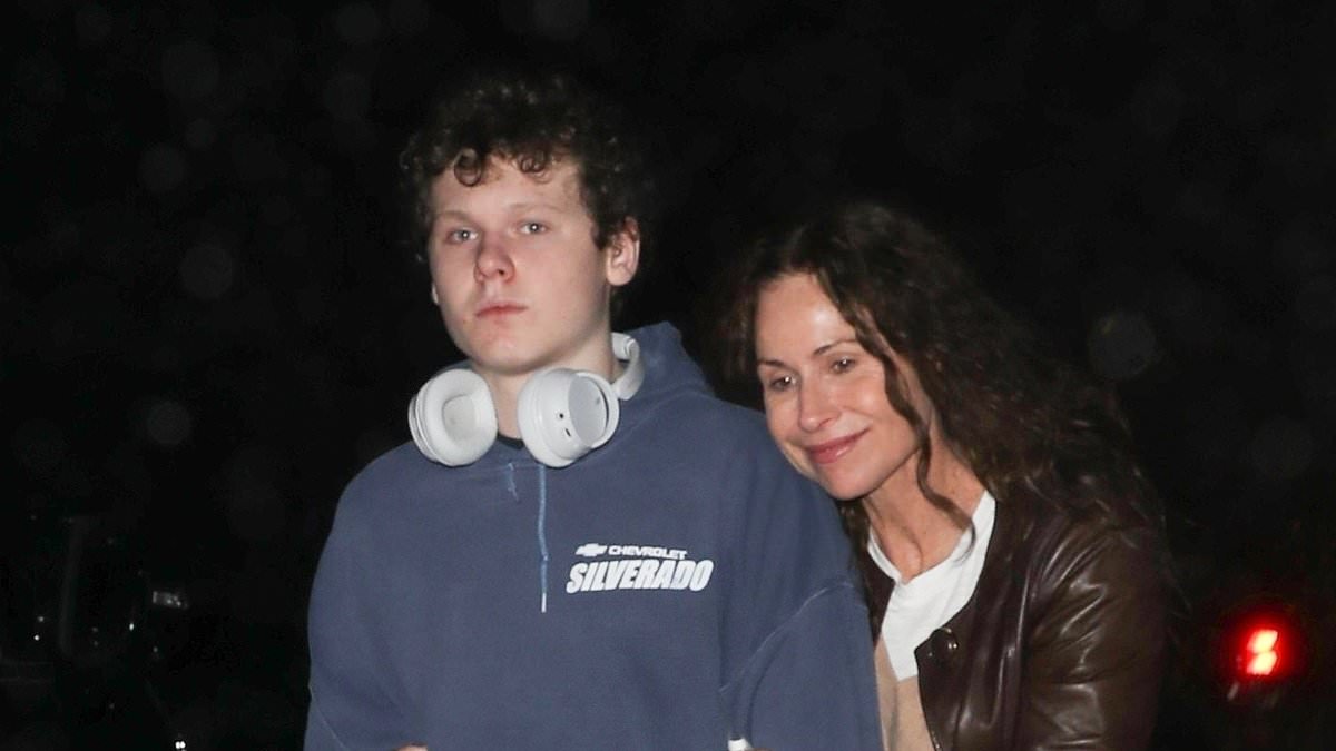 alert-–-minnie-driver-proudly-embraces-her-rarely-seen-son-henry,-16,-as-they-leave-dinner in-santa-monica