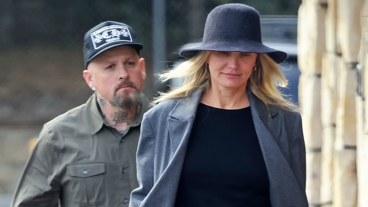 alert-–-cameron-diaz-and-benji-madden-coordinate-in-casual-looks-for-rare-montecito-outing