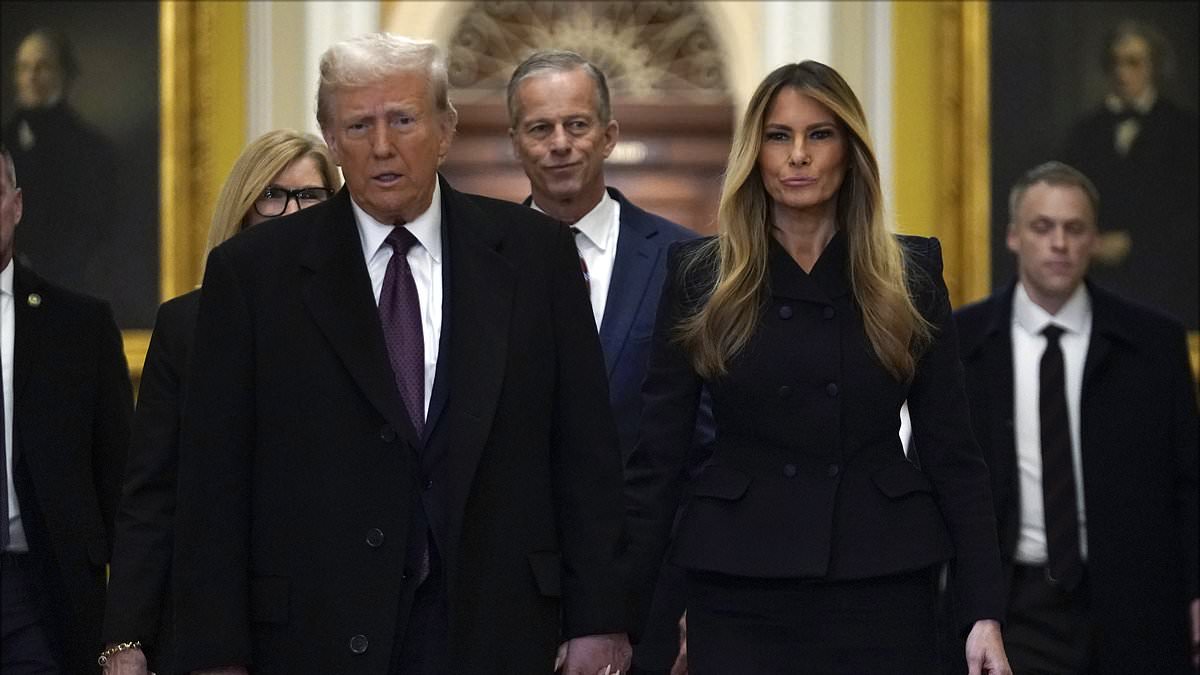 alert-–-melania-trump-joins-donald-in-the-capitol-rotunda-to-pay-respects-to-jimmy-carter-ahead-of-his-funeral