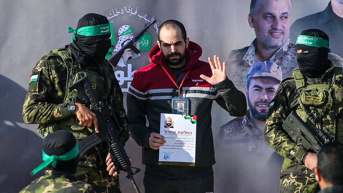 alert-–-hamas-release-three-more-israeli-hostages-including-father-of-boys,-four-and-nine-months-old,-who-were-youngest-hostages-and-who-terror-group-said-were-killed-along-with-their-mother-in-israeli-airstike