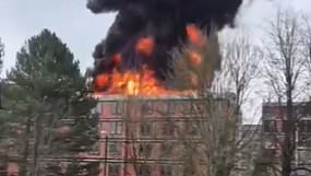 alert-–-lancaster-fire:-huge-blaze-breaks-out-in-block-of-student-flats-under-construction-as-flames-are-seen-from-the-top-of-the-building