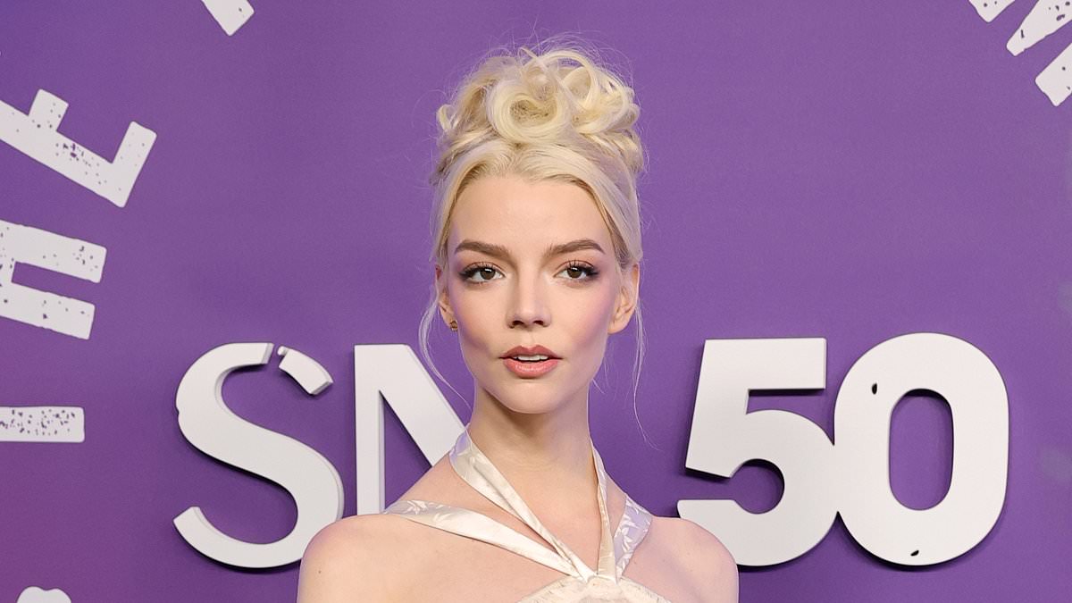 alert-–-anya-taylor-joy-looks-ethereal-in-a-feathered-white-dress-as-she-cosies-up-to-her-husband malcolm-mcrae-at-the-snl50:-the-homecoming-concert-on-valentine’s-day