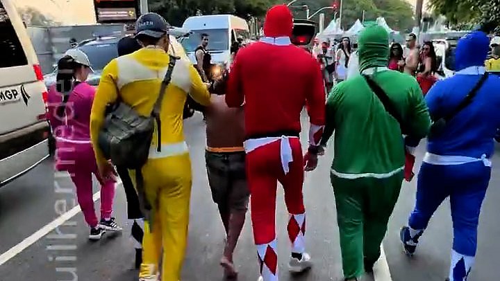 alert-–-go-go-power-rangers!-moment-police-dressed-as-nineties-superheroes-arrest-a-suspected-thief-at-a-brazilian-carnival