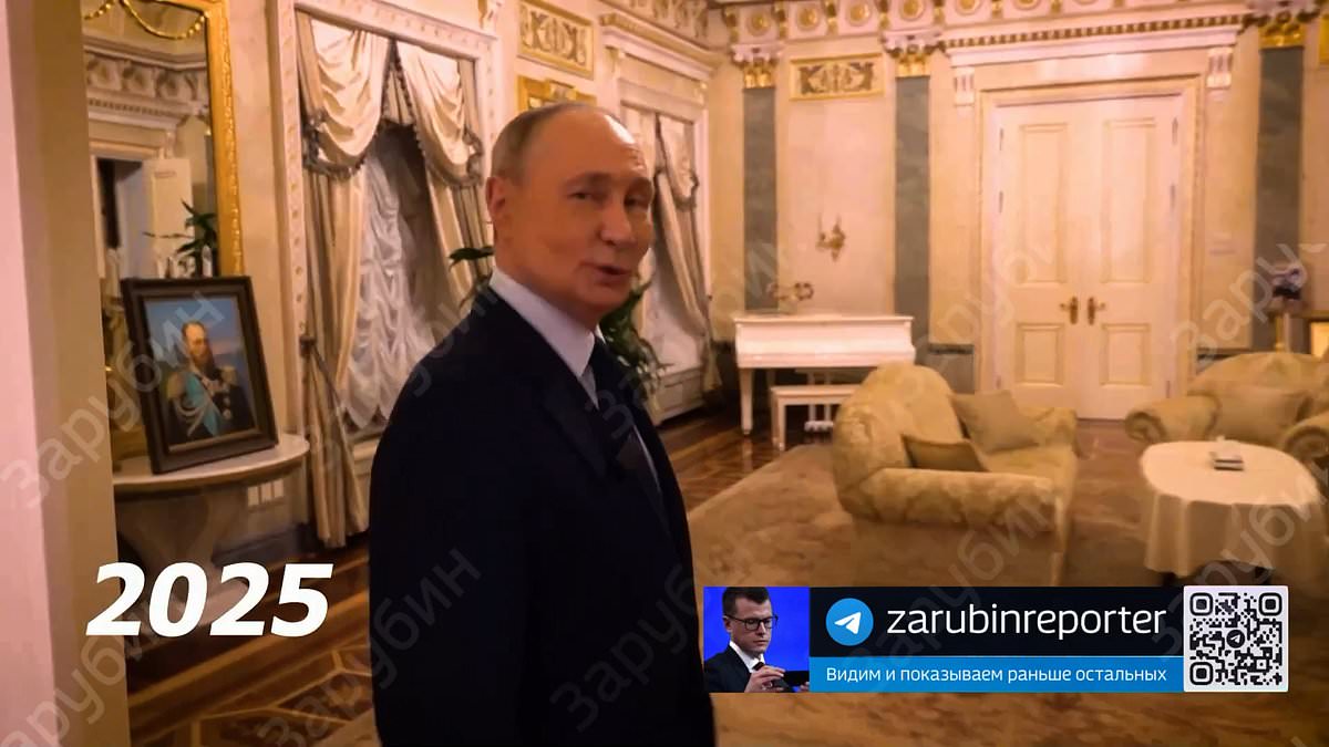 alert-–-welcome-to-putin’s-crib!-russian-president-gives-tour-of-his-gilded-kremlin-apartment-for-the-first-time-–-and-it’s-complete-with-gold-framed-mirrors,-glittering-chandeliers-and-even-a-grand-piano