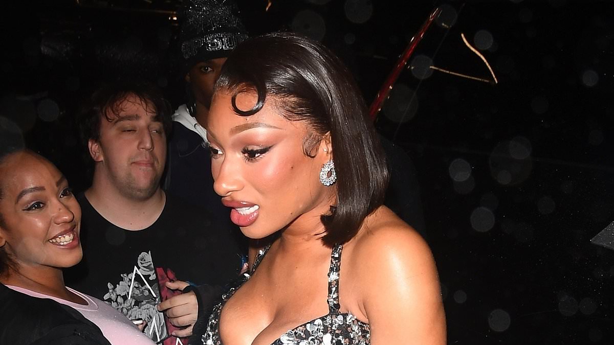 alert-–-megan-thee-stallion-puts-on-a-busty-display-in-a-gem-encrusted-bra-as-she-arrives-at-a$ap-rocky’s-party-after-major-rule-break-at-the met-gala