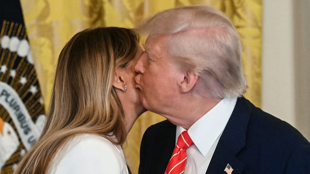alert-–-trump-reacts-to-first-american-pope-robert-prevost-being-chosen-as-he-gives-melania-big-kiss-at-white-house-event:-live-updates