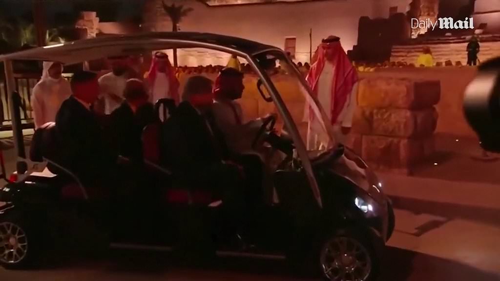 alert-–-trump-gets-royal-chauffeur-as-crown-prince-mbs-of-saudi-arabia-drives-him-in-golf-cart:-live-updates