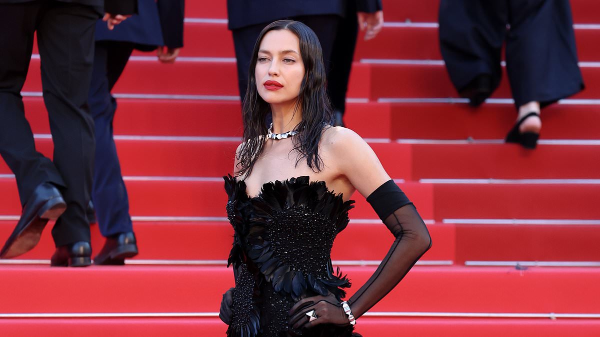 alert-–-irina-shayk-oozes-glamour-in-a-black-feather-gown-as-she-joins dazzling-diane-kruger-and andie-macdowell-on-the-red-carpet-for dossier-137-premiere-at-day-three-of-cannes-film-festival