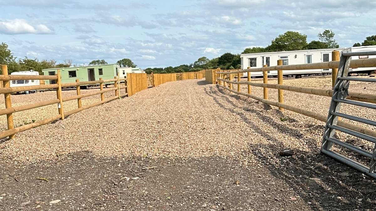 alert-–-‘land-grabbing’-travellers-were-‘lucky-not-to-have-caused-a-train-crash’-after-using-huge-diggers-to-build-an-‘illegal’-camp-feet-away-from-a-major-high-speed-railway-line,-expert-says