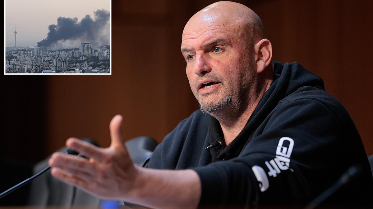 alert-–-john-fetterman-wants-trump-to-‘take-out’-iran’s-nuclear-sites-with-30,000-pound-bunker-bombers-amid-israel-conflict