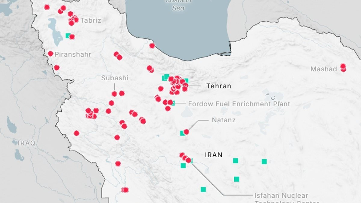 alert-–-israel-iran-war,-blow-by-blow:-maps-and-graphics-reveal-locations-of-every-strike-so-far-as-conflict-escalates