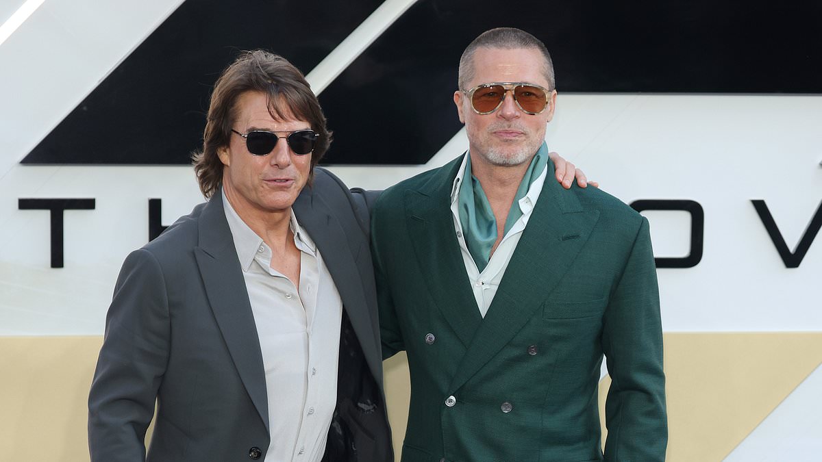 alert-–-cruise-control!-brad-pitt-teams-up-with-fellow-hollywood-megastar-tom-at-f1:-the-movie-premiere-in-london-after-packing-on-the-red-carpet-pda-with-girlfriend-ines-de-ramon