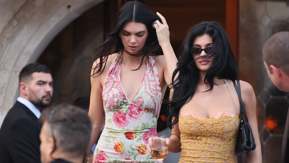 alert-–-kylie-jenner-puts-on-a-very-busty-display-in-a-plunging-lace-gown-as-she-joins-stunning-sister-kendall-at-jeff-bezos-and-lauren-sanchez’s-swanky-wedding-rehearsal-dinner-in-venice