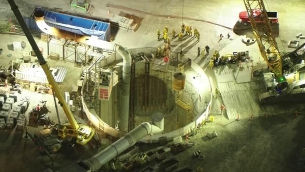 alert-–-tunnel-collapse-traps-dozens-underground-and-sparks-major-rescue-mission-in-wilmington,-los-angeles