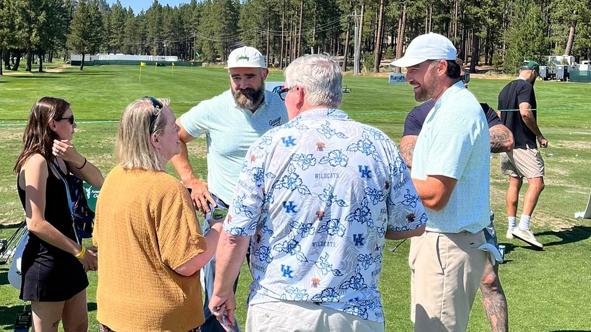 alert-–-travis-kelce-touches-down-in-tahoe!-nfl-icon-and-his-brother-jason-show-off-their-golf-skills-ahead-of-star-studded-tournament