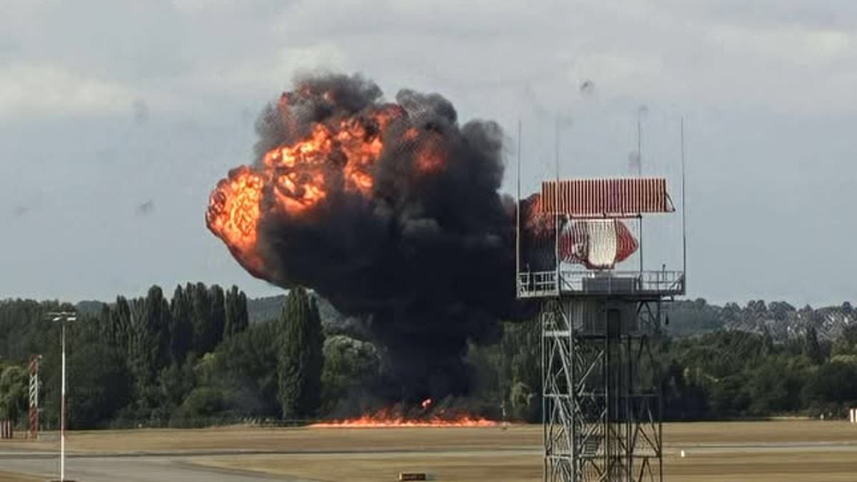alert-–-aircraft-crashes-moments-after-take-off-from-southend-airport-and-erupts-in-huge-fireball-in-front-of-horrified-families:-40ft-plane-was-en-route-to-the-netherlands