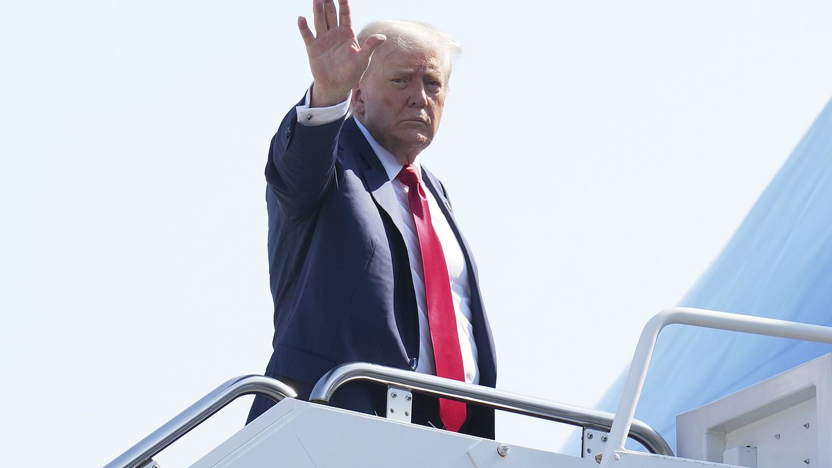 alert-–-‘get-your-act-together’:-bullish-donald-trump-touches-down-in-scotland-to-inaugurate-his-new-golf-course-and-immediately-warns-europe-it-‘won’t-exist’-unless-it-cracks-down-on-immigration