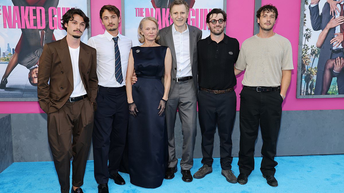 alert-–-pamela-anderson-and-liam-neeson-supported-by-their-adult-sons-at-the-naked-gun-premiere-amid-romance-rumors