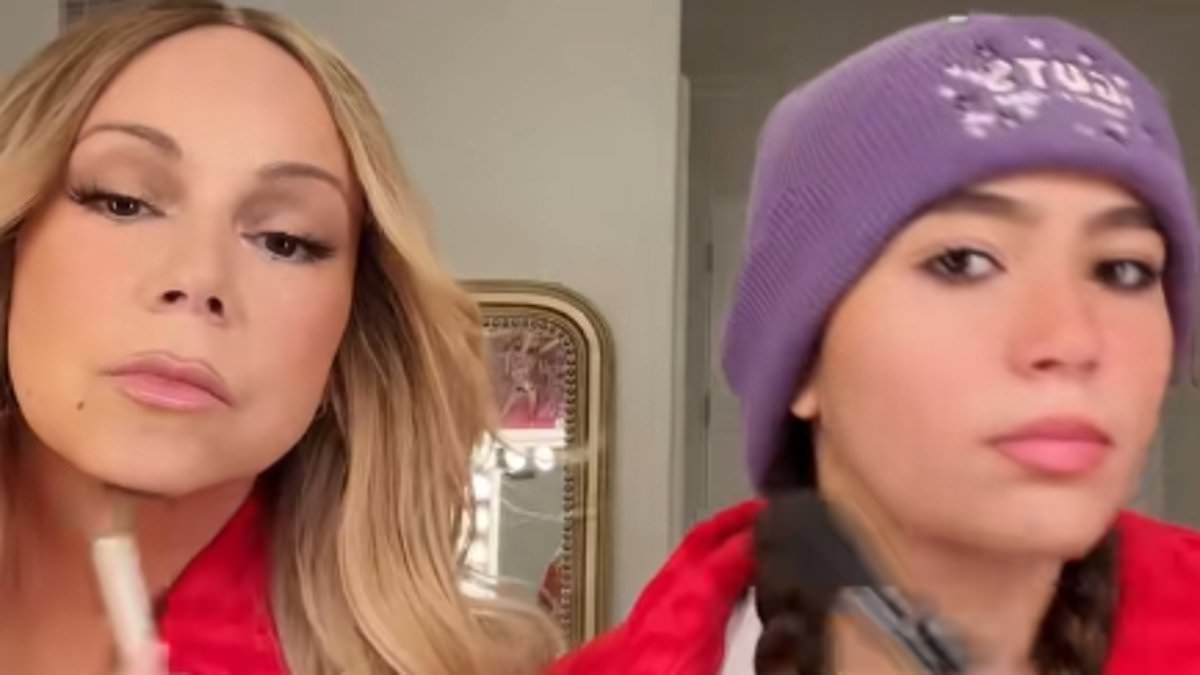 alert-–-mariah-carey’s-daughter-monroe,-14,-is-her-mother’s-spitting-image-as-they-film-a-fun-grwm-tiktok-video-together
