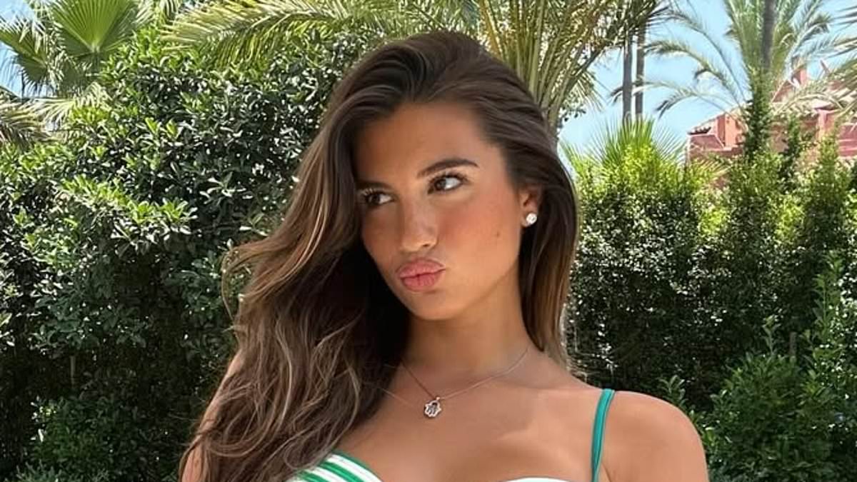 alert-–-karren-brady’s-pregnant-daughter-sophia-peschisolido-lovingly-cradles-her-blossoming-bump-in-a-colourful-bikini-as-she-shares-more-snaps-from-family-getaway-–-after-her-mother-shocked-fans-with-dramatic-new-look