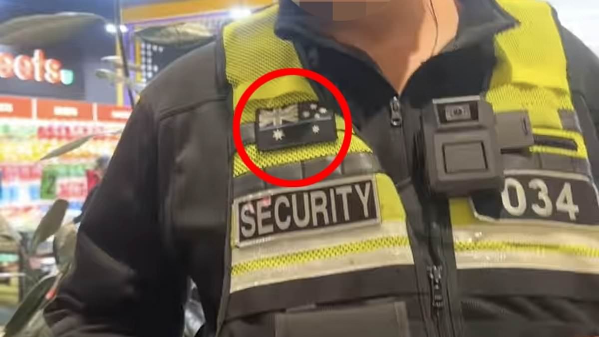 alert-–-melbourne-shopper-screams-at-security-guard-in-explosive-clash-over-his-uniform:-‘it’s-a-white-supremacist-thing’