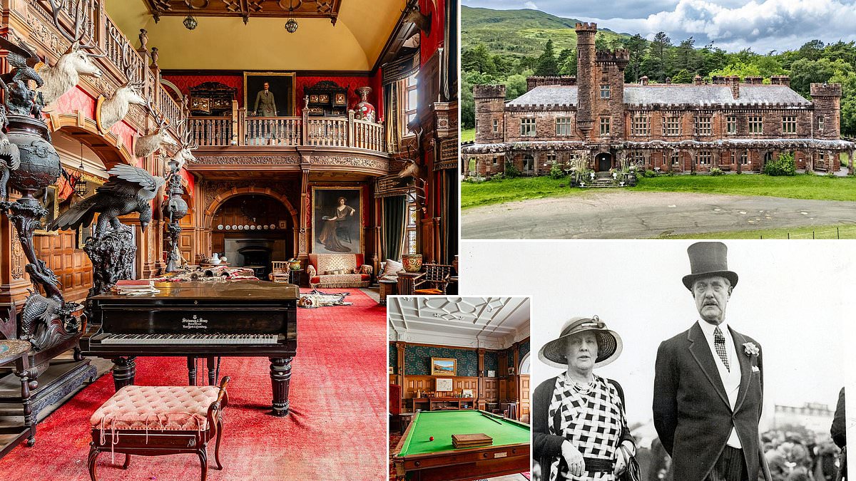 alert-–-isle-of-rum’s-kinlock-castle-could-be-yours-as-historic-highland-property-put-on-market-for-offers-over-750,000