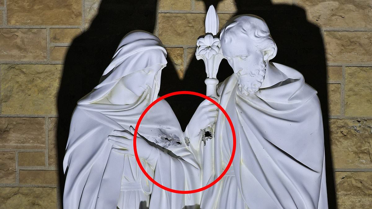 alert-–-a-bullet-holed-statue-of-mary-and-poignant-tributes-to-the-dead:-photos-capture-the-aftermath-of-the-minneapolis-church-shooting